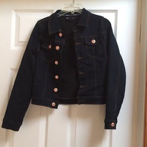 Girls Dark jean jacket
